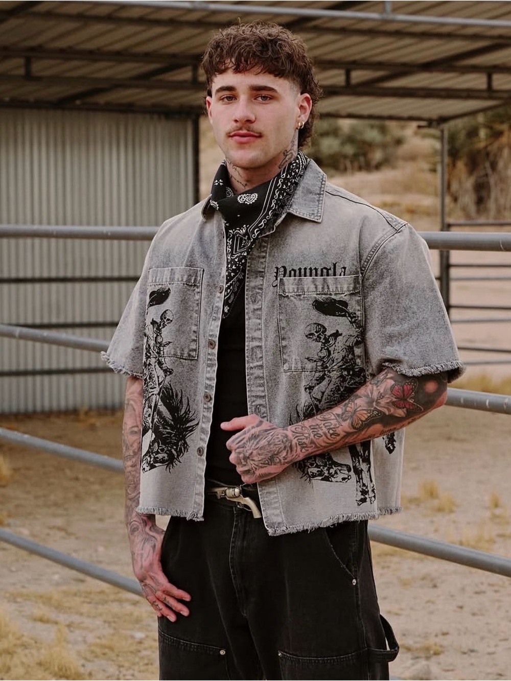 YoungLA 4231 Hats Off Button Up